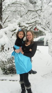 Mommy Belle Micaela snow